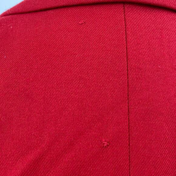 Vintage Pendleton Wool Blazer Single Breasted Button Down Pockets Red Womens 14 - Picture 7 of 12